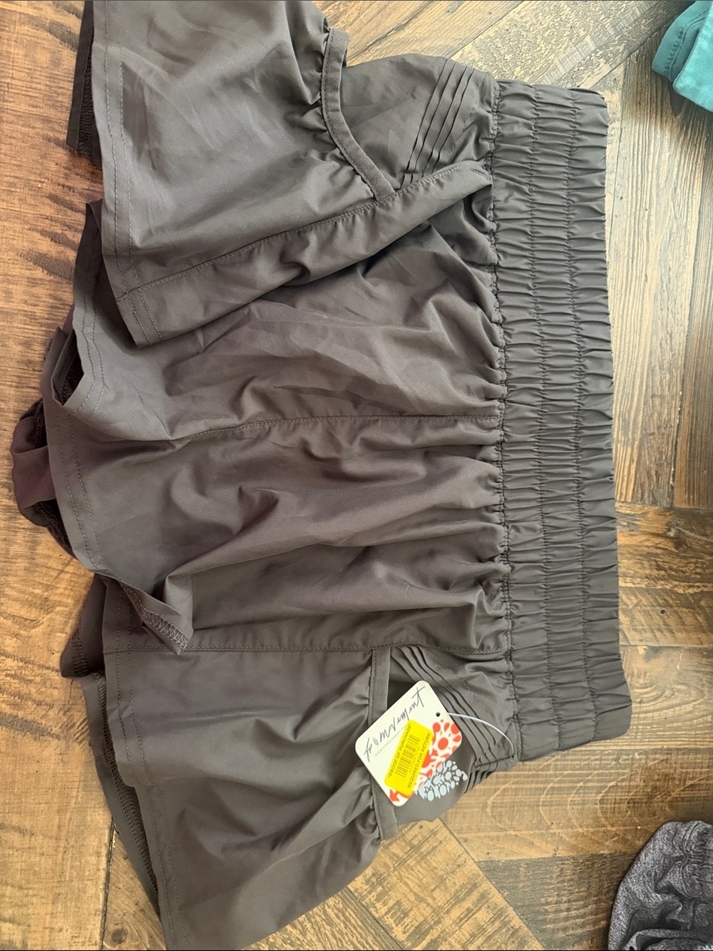 Free People Charcoal Gray Athletic Shorts